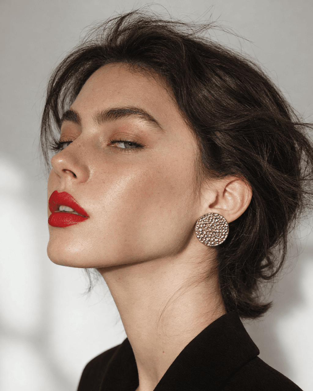 Editorial Portrait with Red Lipstick example 3