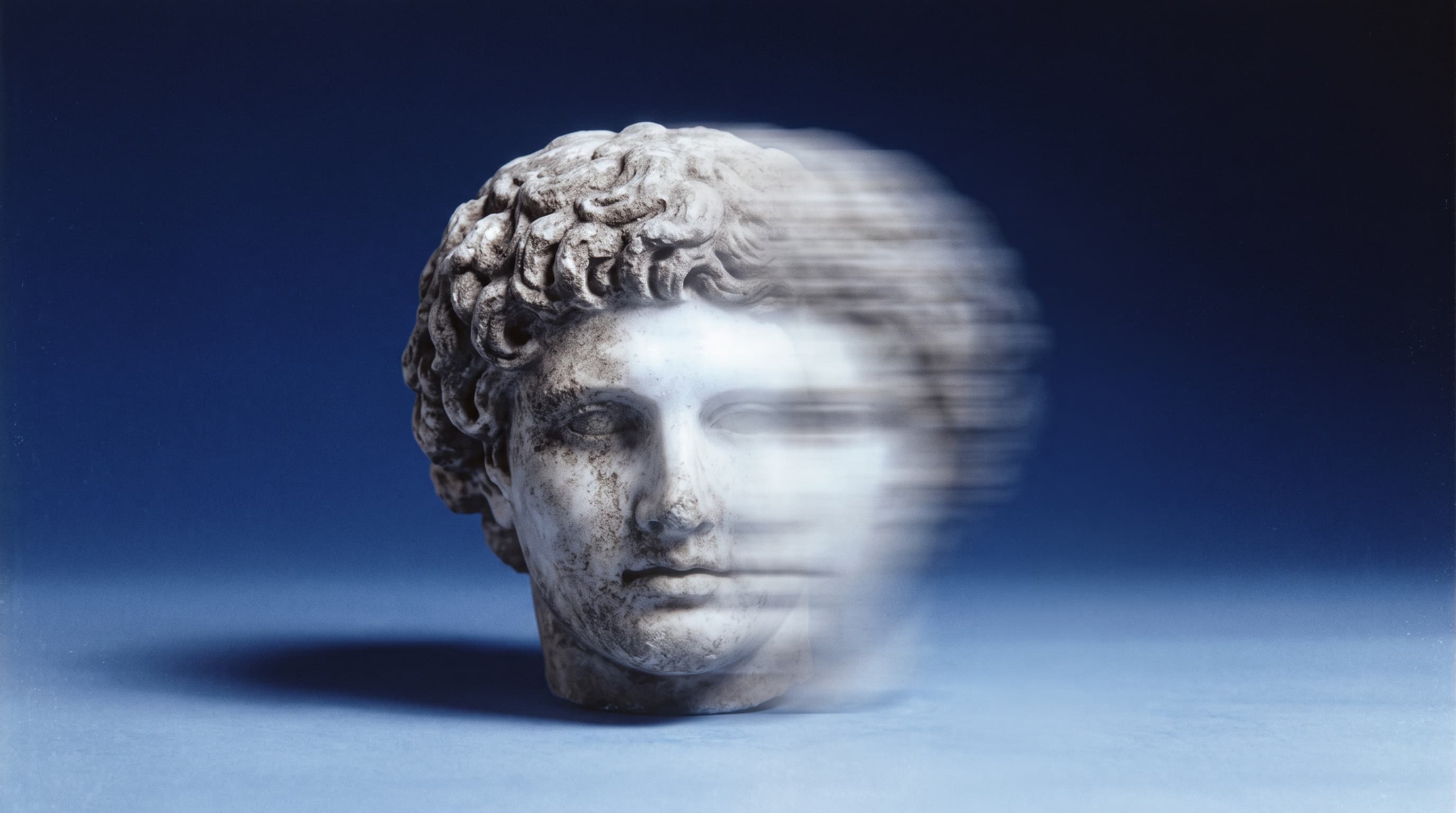 Motion Blurred Classical Marble Head example 7