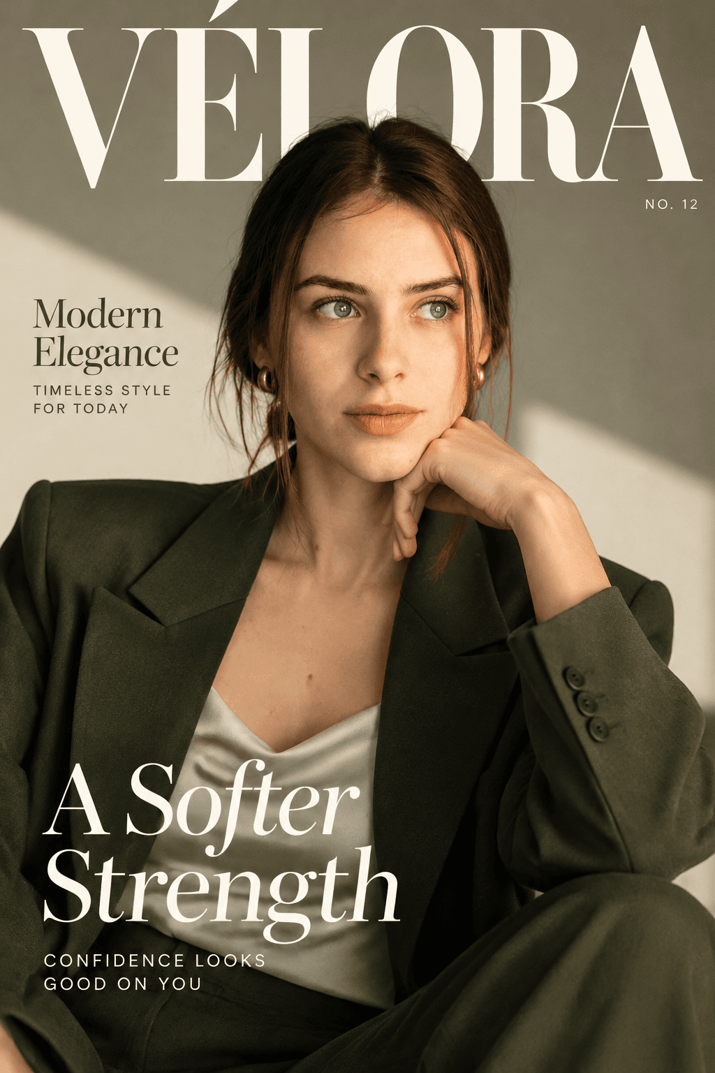 Elegant Woman in Tailored Suit example 1