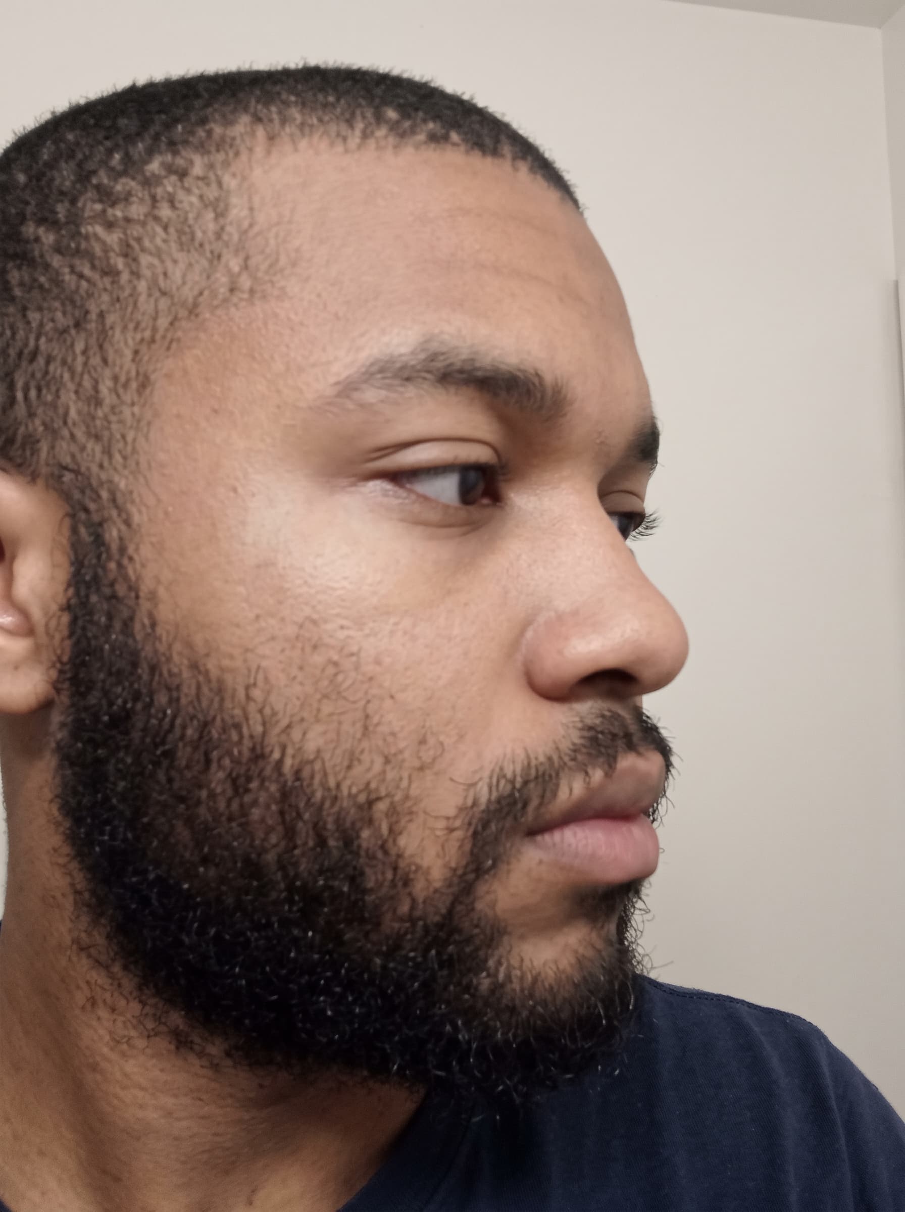 Bearded Man in Candid Profile example 8