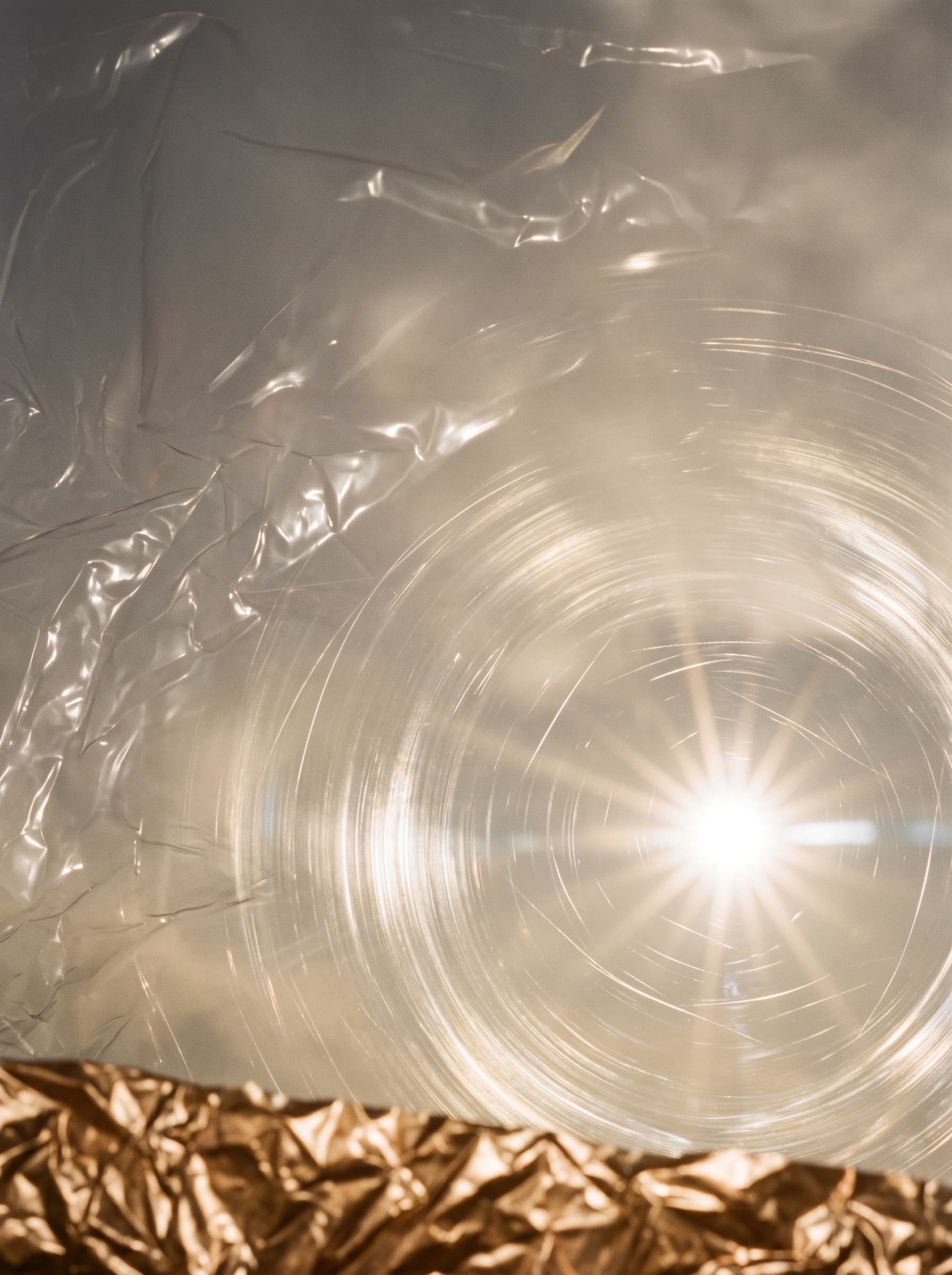 Sunlight Through Wrinkled Plastic Film example 20