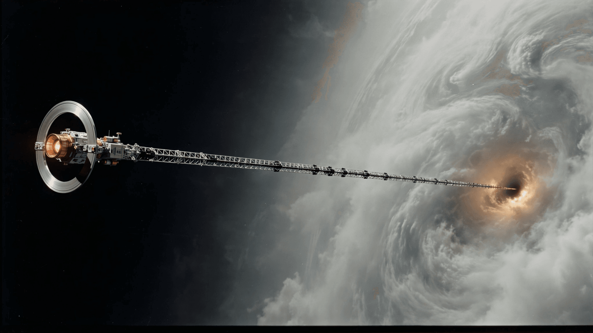 Spacecraft Probing Massive Gas Giant example 19