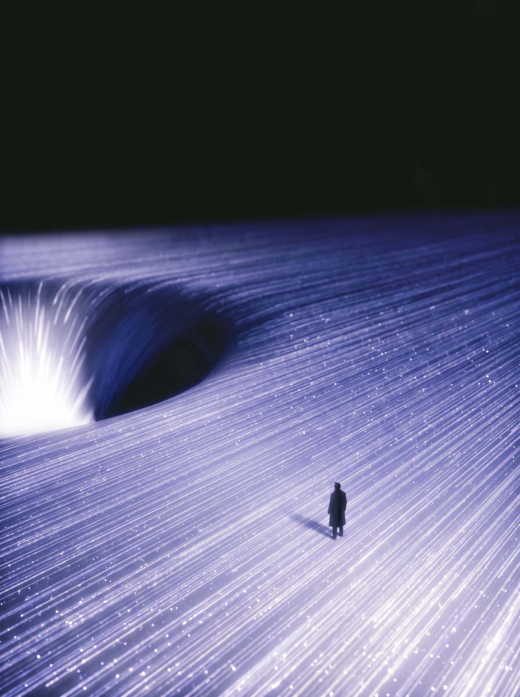 Lone Figure on Cosmic Plain example 2