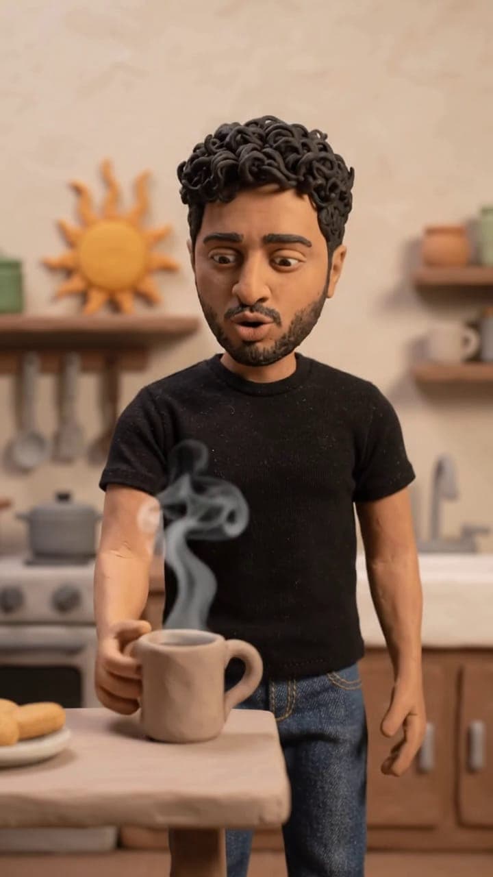 AI Claymation and Wool Explainer Videos example 24