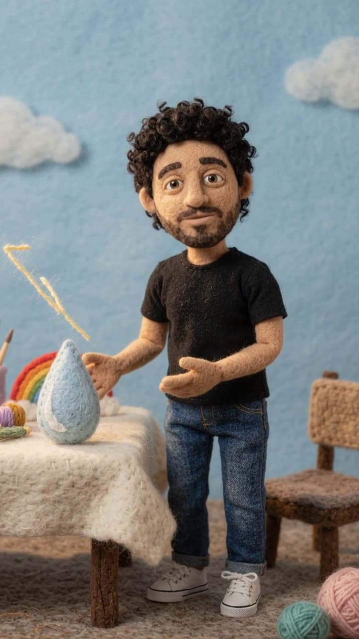 AI Claymation and Wool Explainer Videos example 11