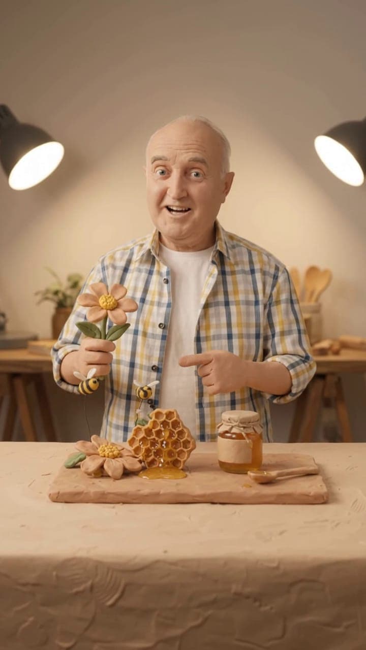 AI Claymation and Wool Explainer Videos example 30