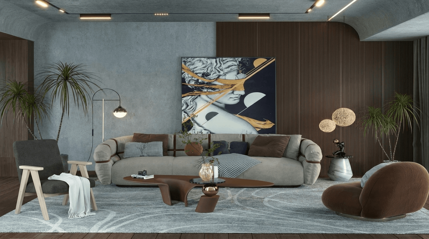 Contemporary Luxury Living Room Interior example 25