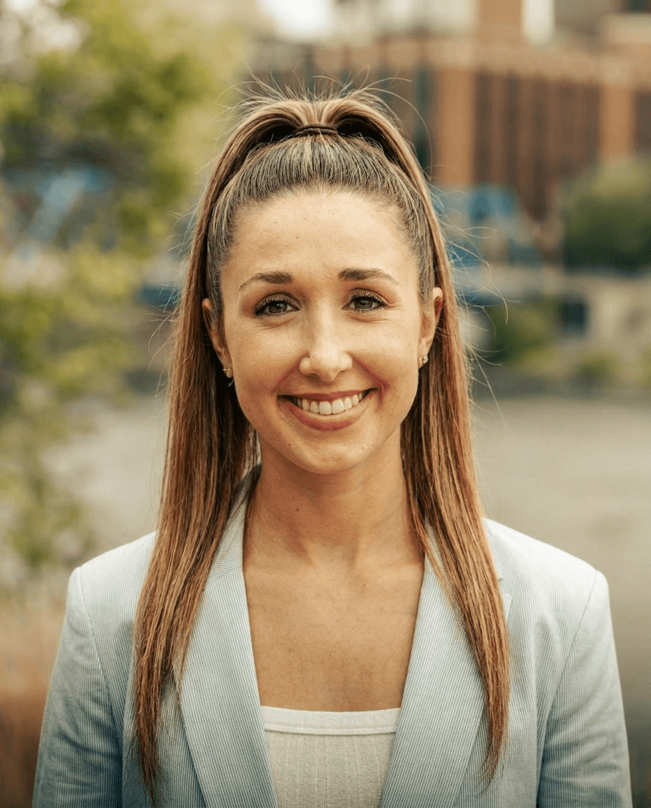 Smiling Professional Woman Headshot Outdoors example 35