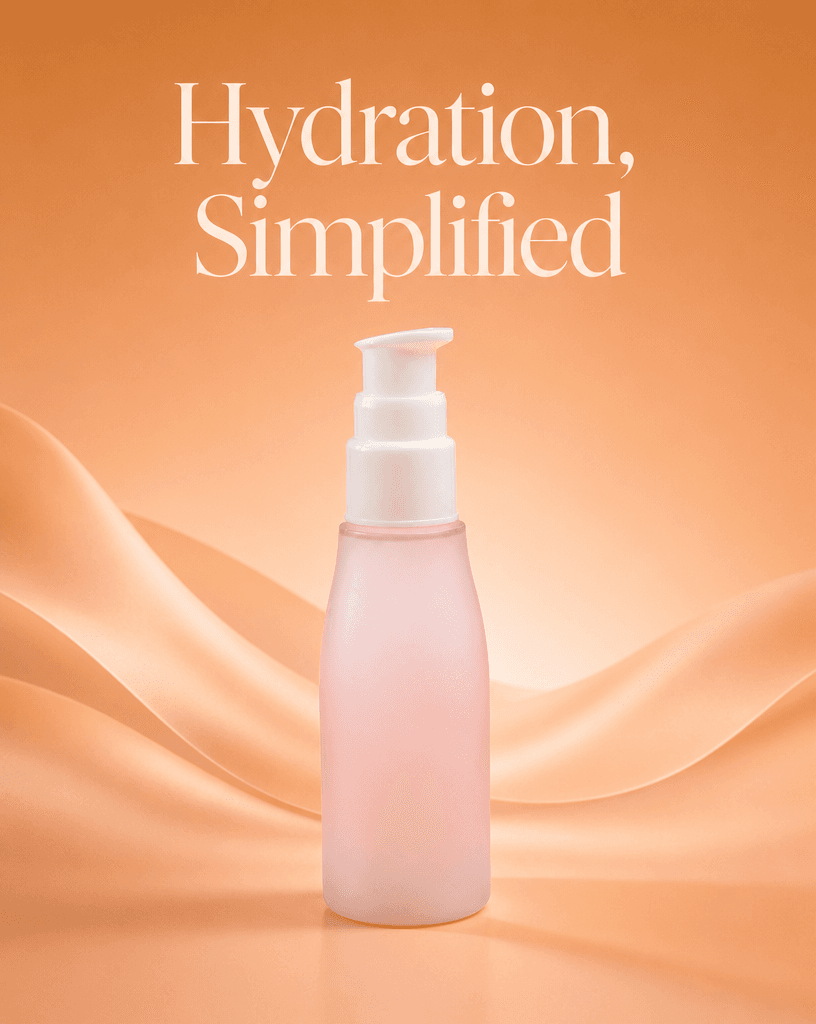Skincare Bottle on Silk Fabric example 34