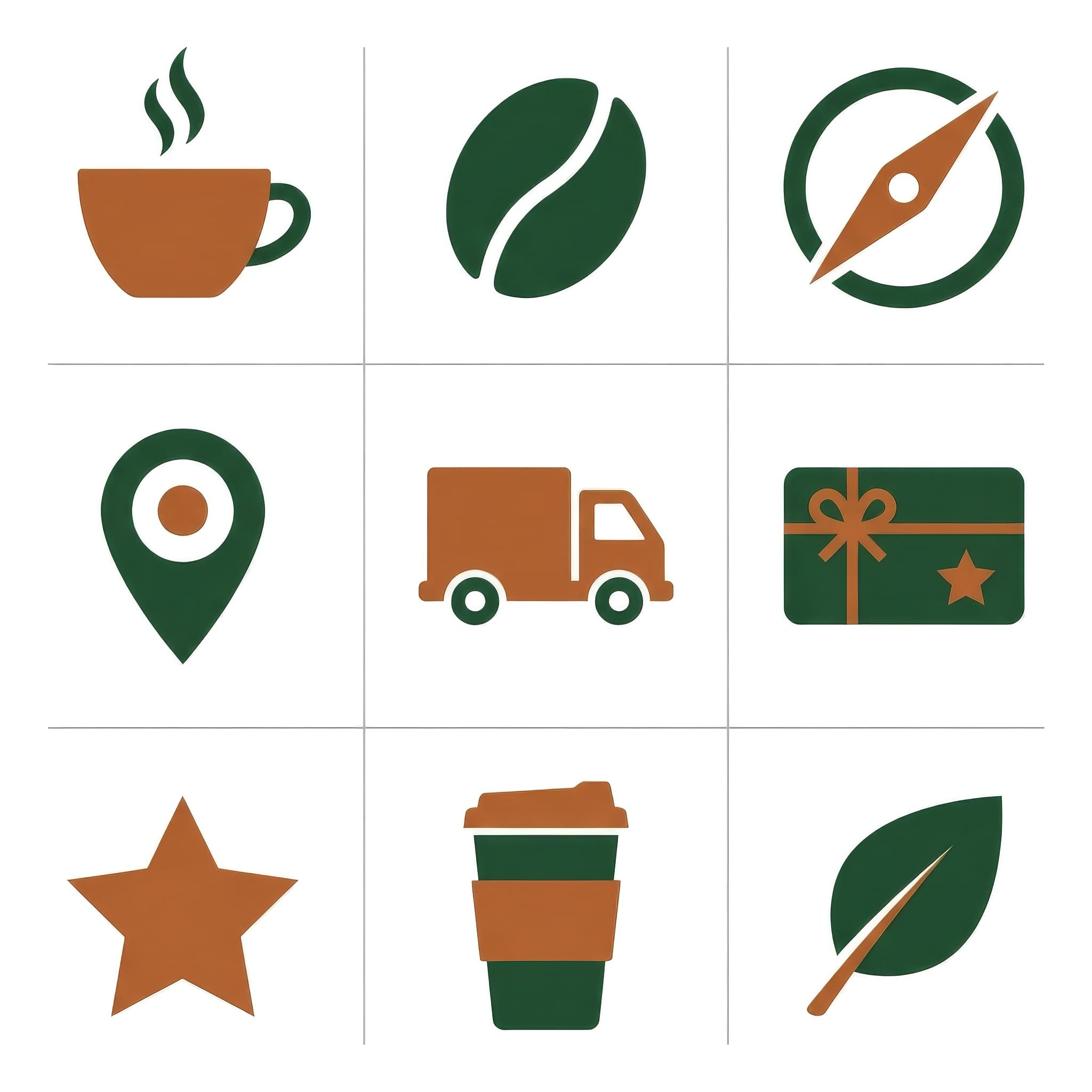 Minimalist Coffee Shop Icon Set example 40