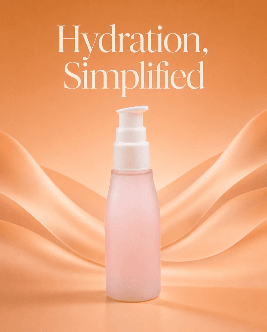 Hydrating Serum on Silk Fabric Backdrop example 7