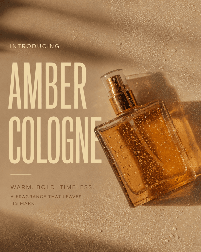 Amber Cologne Bottle Under Warm Light example 15, output 2