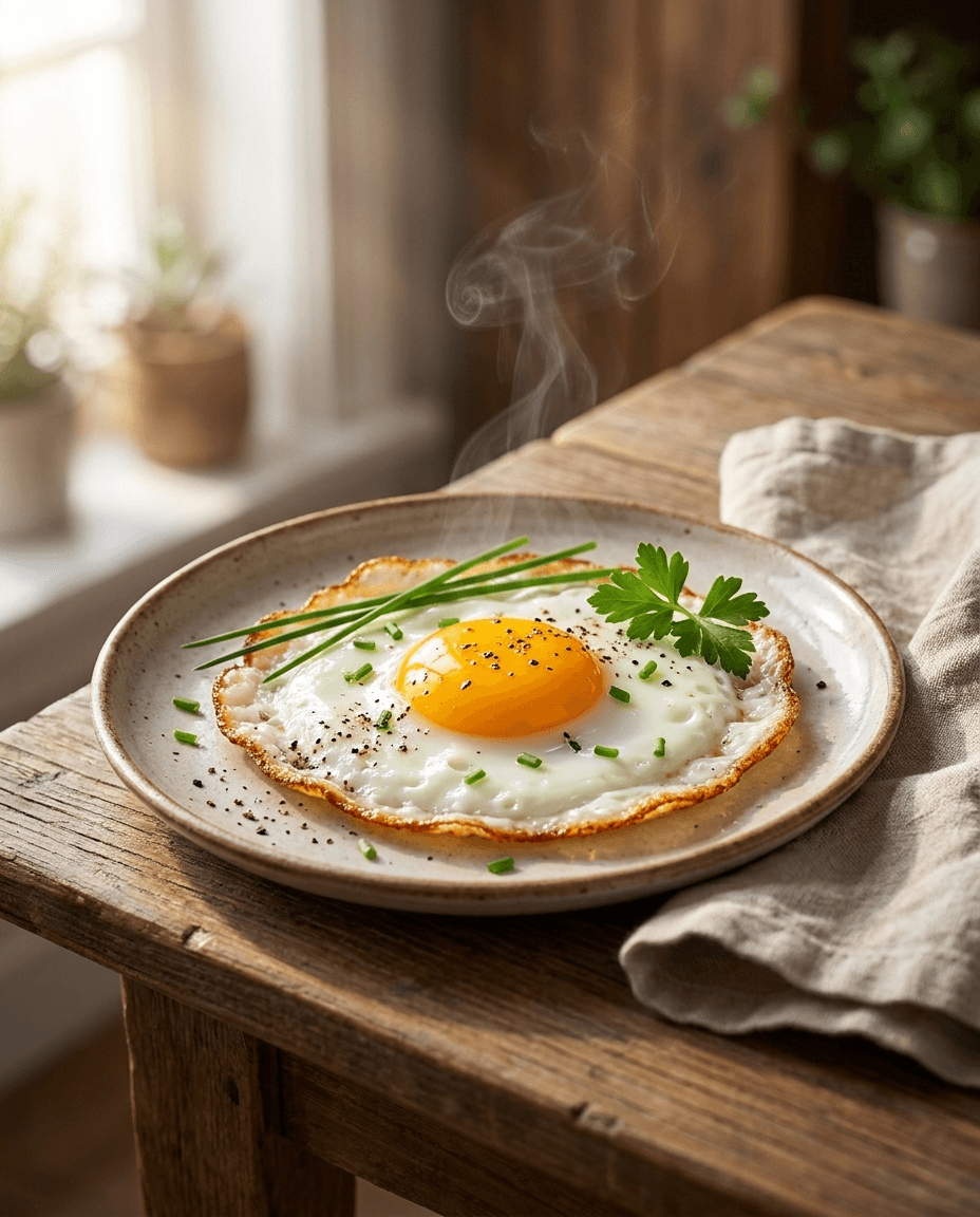 Sunny Side Up Egg on Plate example 29