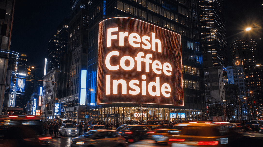 LED Billboard Message example 21, output 2