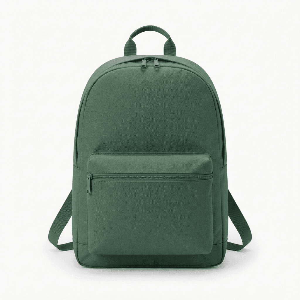 Beige Canvas Backpack in Studio example 18, output 2