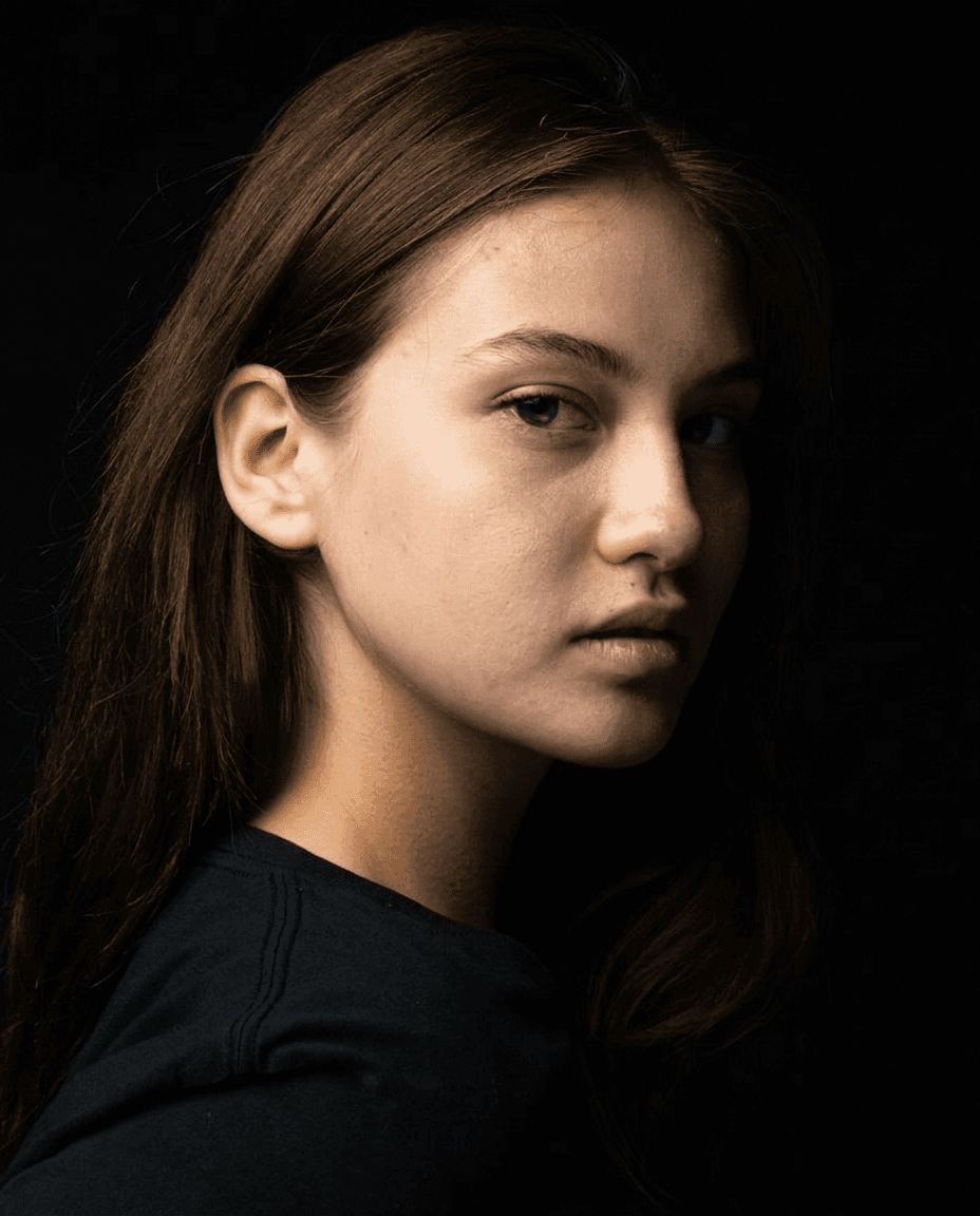 Young Woman in Window Sunlight example 19, output 2