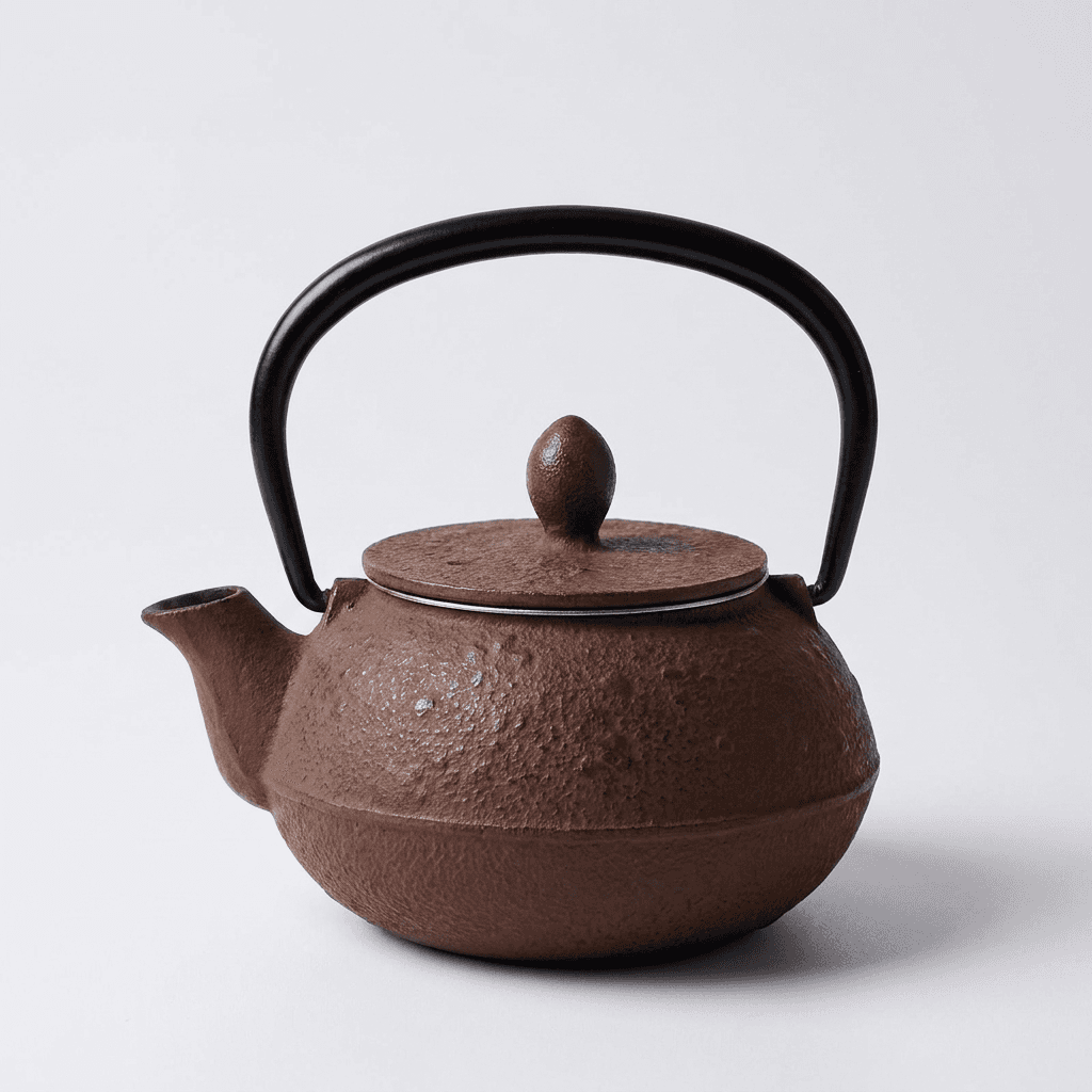 Rustic Cast Iron Teapot in Studio example 14, output 2