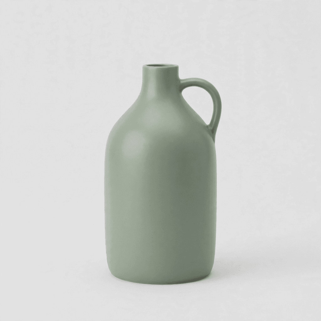 Sage Green Ceramic Pitcher From Above example 13, output 2